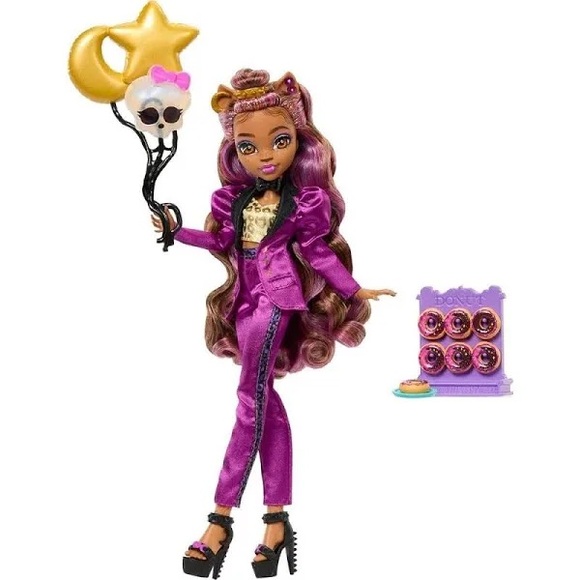 Monster High®: Clawdeen Wolf™ Fashion Doll in Monster Ball-New - Picture 7 of 9